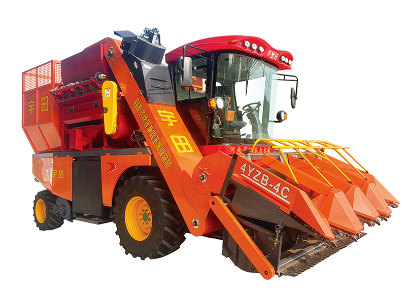 4YZB-4C自走式穗茎兼收玉米收获机