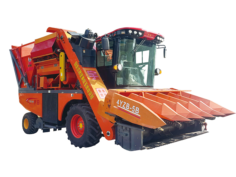 4YZB-5B自走式穗茎兼收玉米收获机(ji)